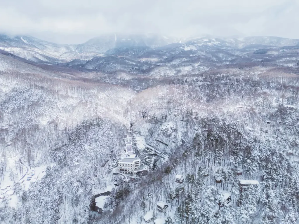 幻想的な景色が広がる冬の蓼科