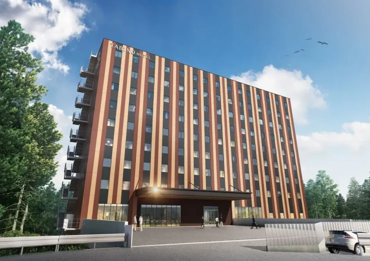 「たびのホテル阿蘇熊本空港」外観（完成予想パース）