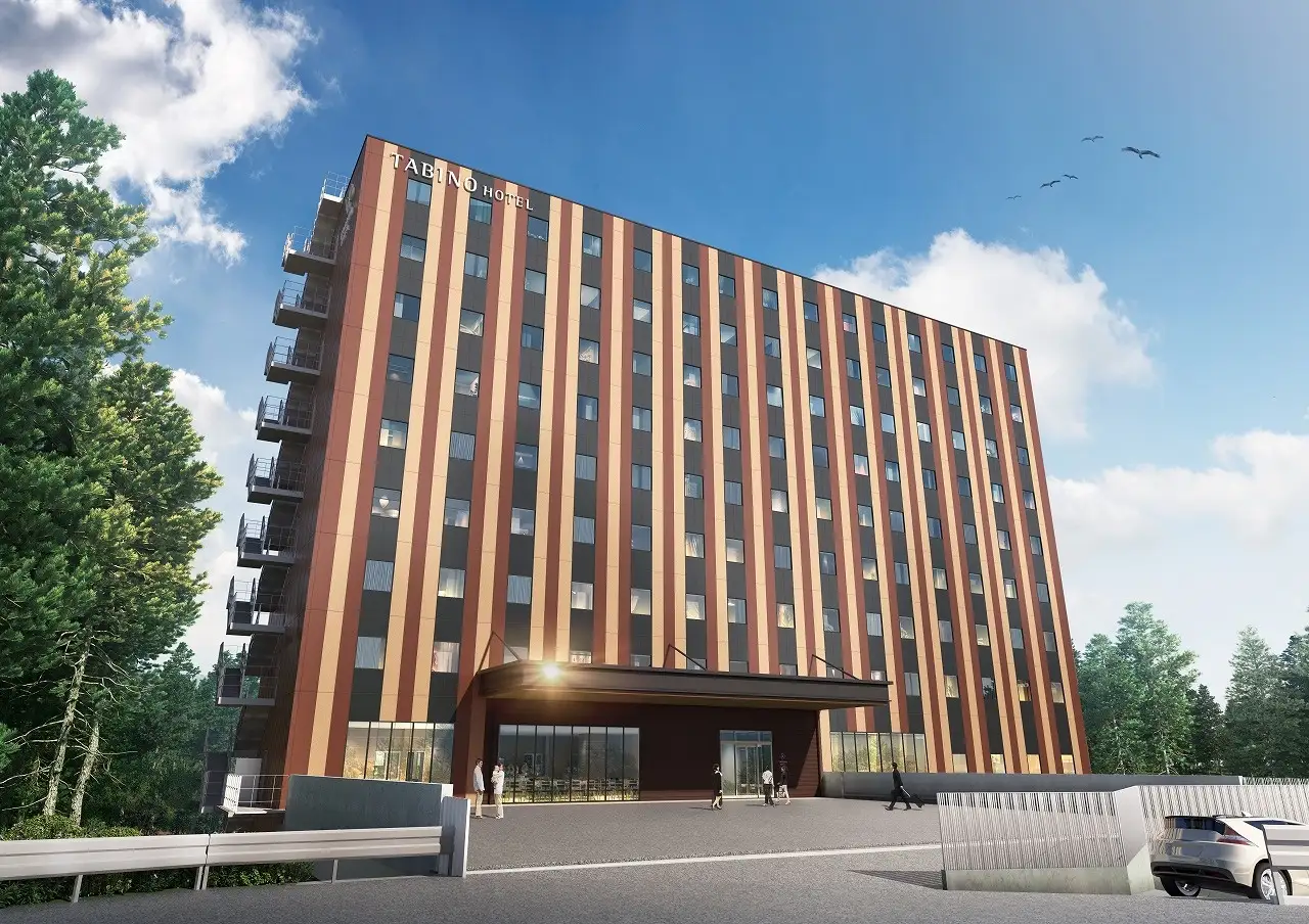 「たびのホテル阿蘇熊本空港」外観（完成予想パース）