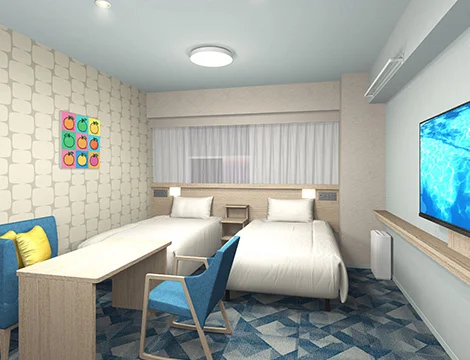 スタンダードツインルーム（イメージ）