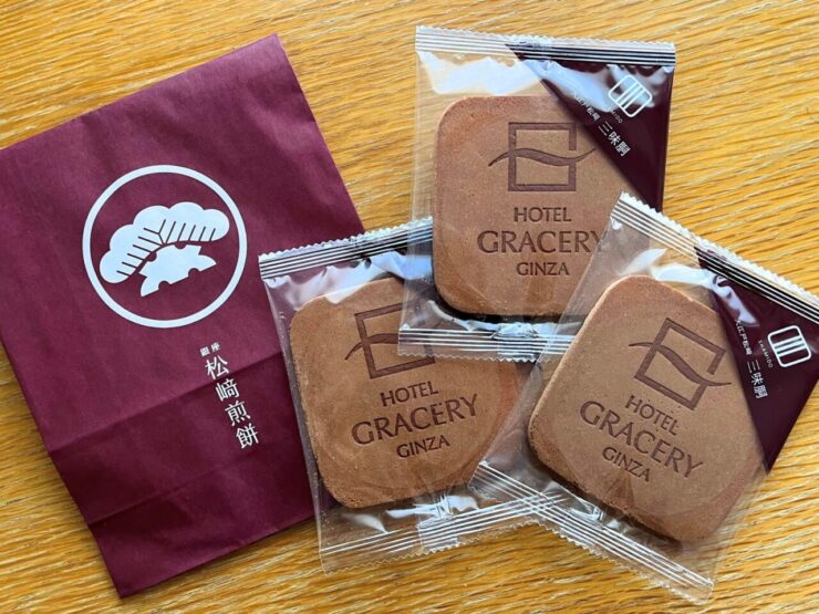 【ホテルグレイスリー銀座】1804年創業の老舗和菓子店「銀座 松﨑煎餅」とタイアップ！