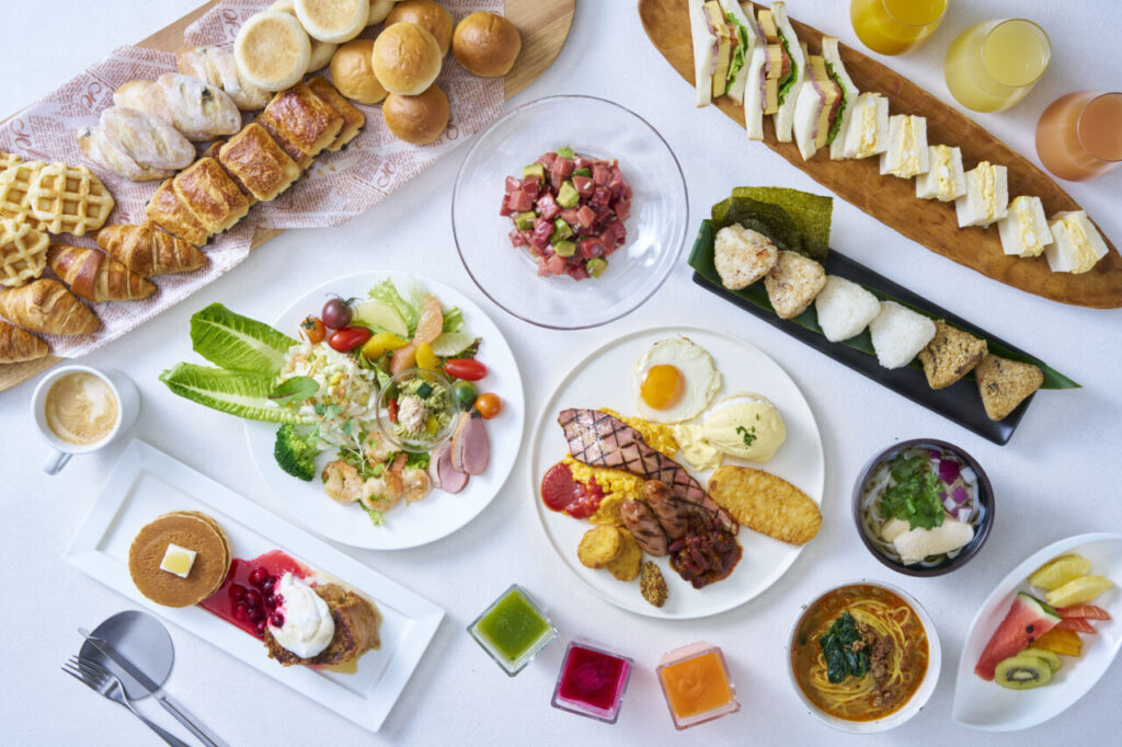 リニューアルした朝食ビュッフェ