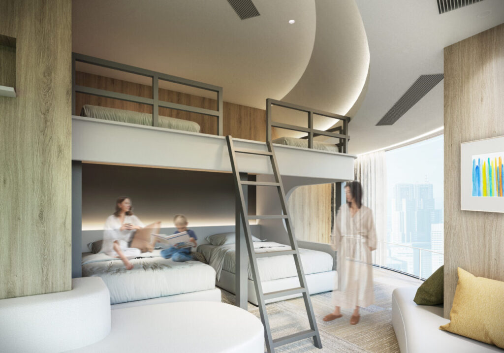 スカイレジデンス ベッドルーム(イメージ)