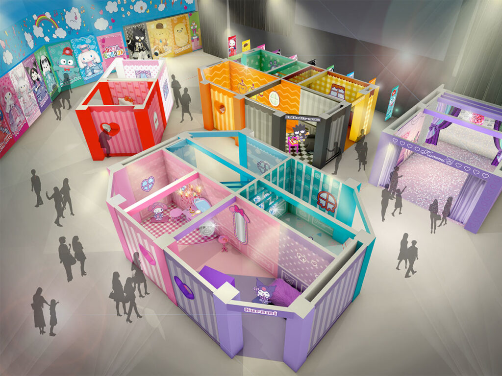 カラフルで没入感たっぷりのフォトスポット「推し色キャラルーム」