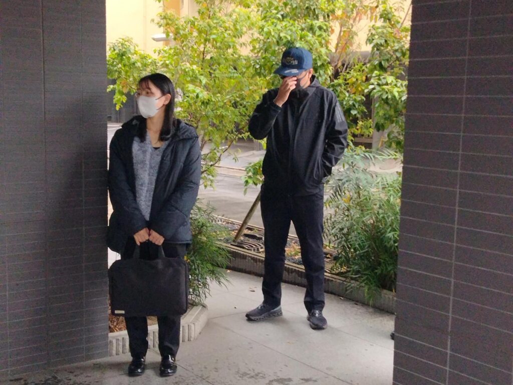 訓練開始前の様子