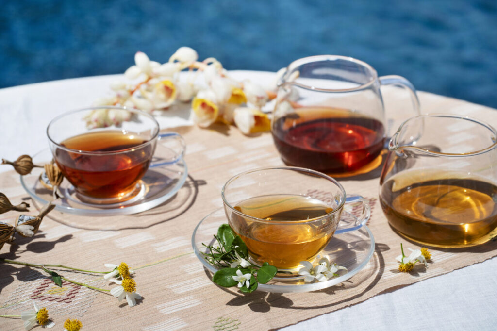 月桃やジャスミンは香り豊かなお茶にも