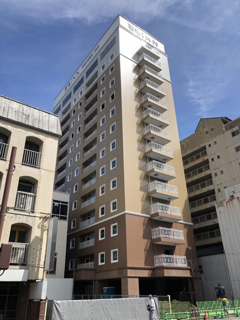 建設中の「東横INN高知」（2026年2月7日オープン）
