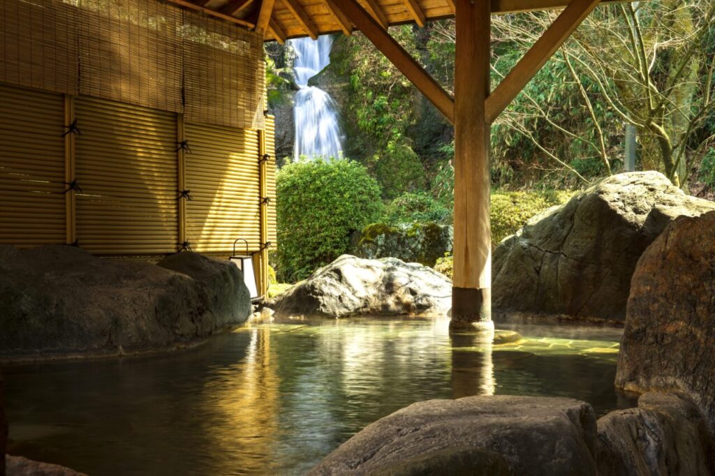 オプションとして日帰り温泉の利用も可能です。