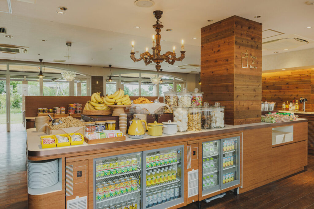 フリードリンク&スナックコーナー