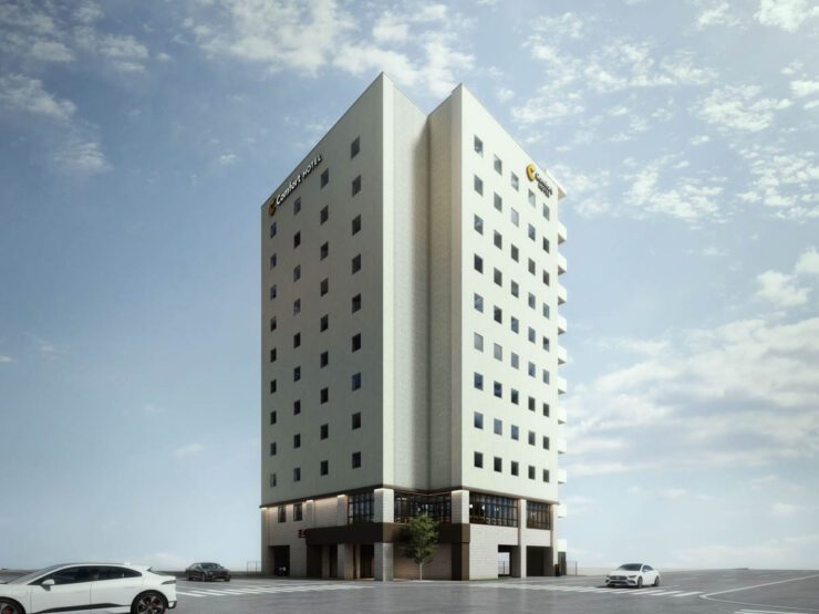 初の新築ホテルとなるコンフォートホテルERA札幌北口