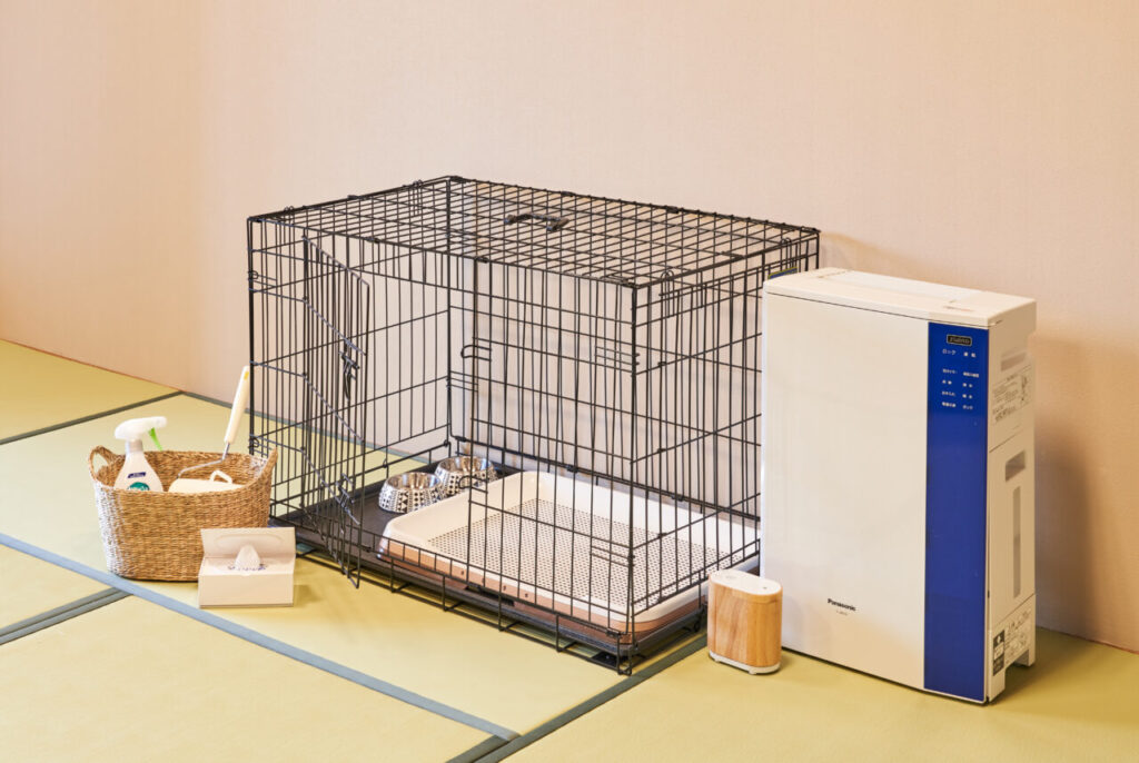 衛生対策のための「空間除菌脱臭機 ジアイーノ」と、あると便利なわんちゃん用のエチケットアイテム