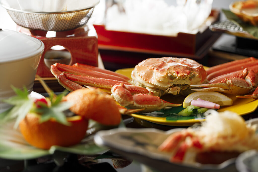 【宿泊】冬季限定「活ずわいがにプラン」（活ガニ付き特別会席）