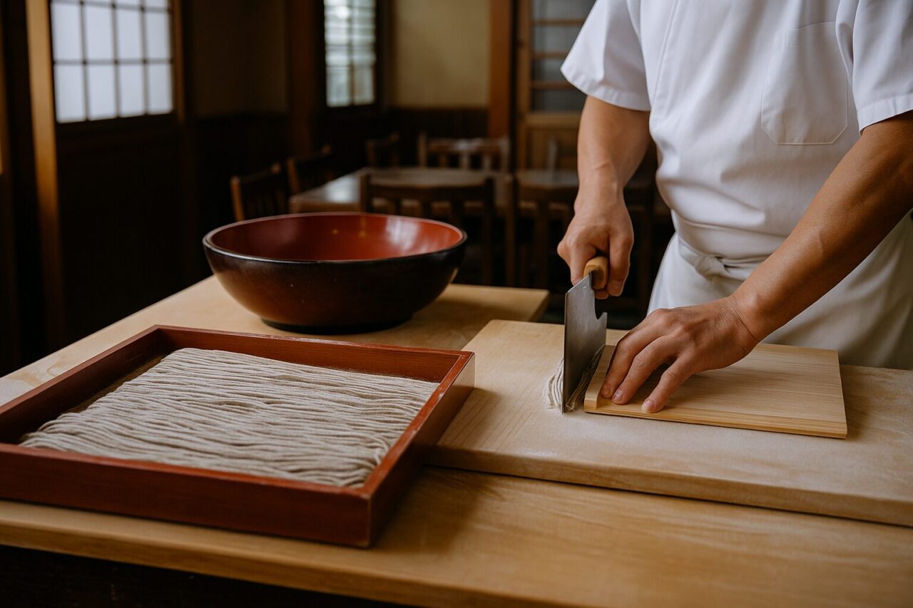そばはなぜ外国人に強い印象を残すのか。香りの科学、江戸の歴史、夜鳴きそば、産地の違い、そば打ちの“工芸性”まで、そば文化の深さを丁寧に解説。