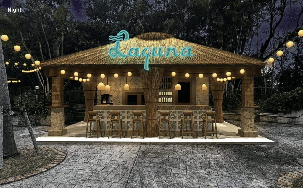 プールサイドバー　※完成予想図(イメージ)