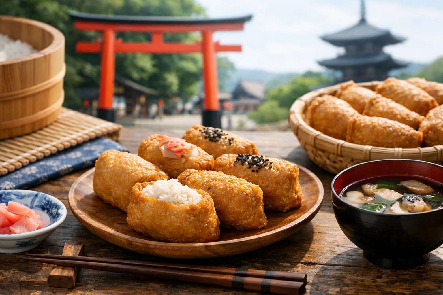 いなり寿司の発祥や名前の由来、助六寿司、地域差、海外での受け取られ方を通して、日本の食文化にどのように定着してきたのかを解説します。