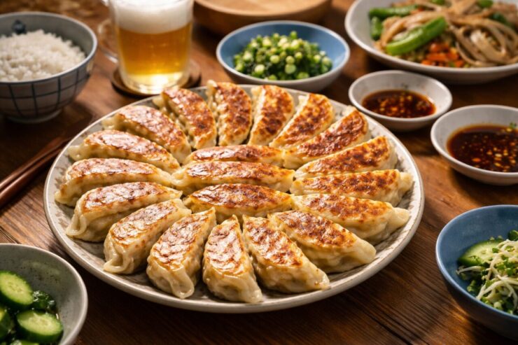 戦後の食卓、主婦の献立、冷凍餃子、地域性、海外人気まで。餃子が国民食として定着し、日常に戻る料理になった理由を文化と構造から丁寧に読み解きます。