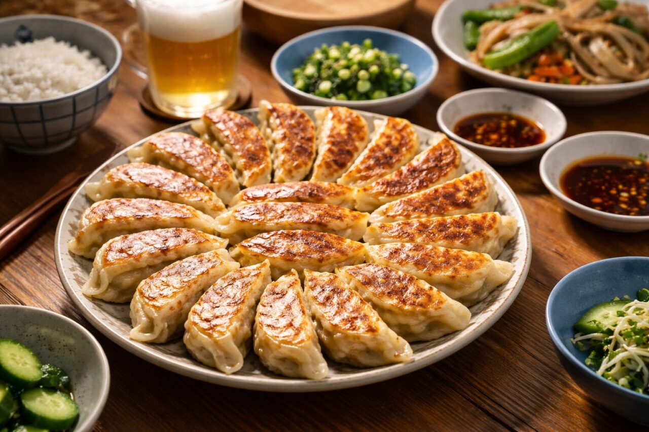 戦後の食卓、主婦の献立、冷凍餃子、地域性、海外人気まで。餃子が国民食として定着し、日常に戻る料理になった理由を文化と構造から丁寧に読み解きます。