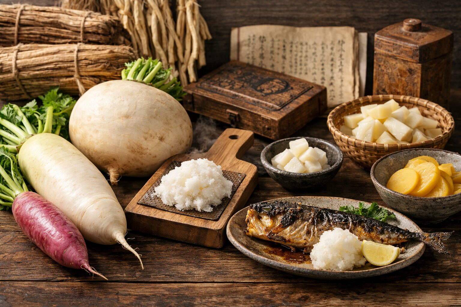 日本人にとって大根は特別な野菜だったのか。奈良時代の史料から大根おろし、漬物、葉の利用まで、日本人の暮らしが一つの野菜に託してきた役割をたどります。
