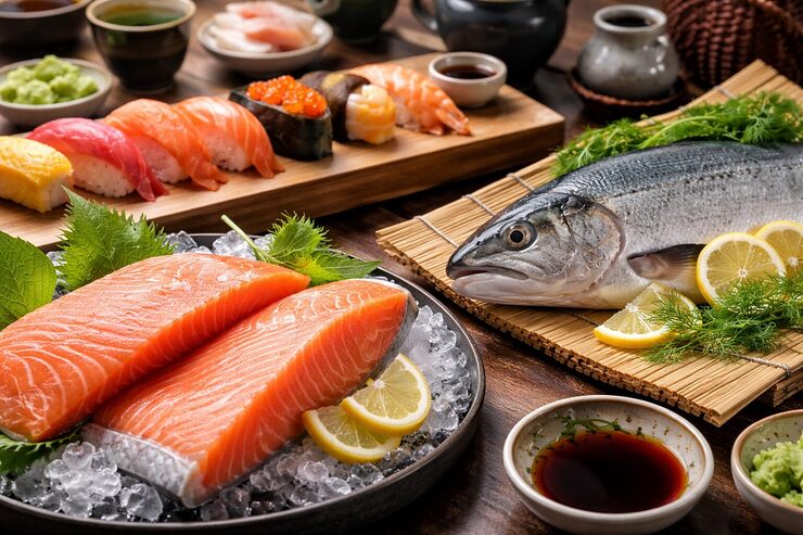 鮭とサーモンの違いは魚種ではなく、日本の食文化と生食の安全設計にあります。寿司の人気ネタが日本由来ではない理由から、日本食の柔軟さを解説します。