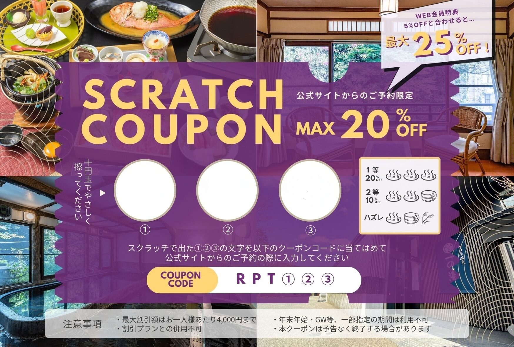 箱根・一の湯の「運試しスクラッチ」から学ぶ再来訪施策