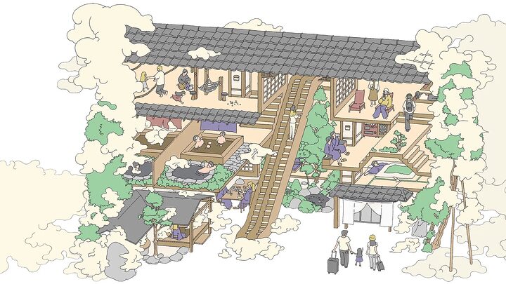 玉造温泉 RYOKAN OQOQメインビジュアル