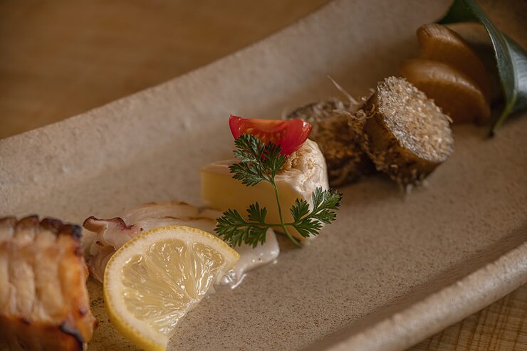 冬の発酵八寸プレート