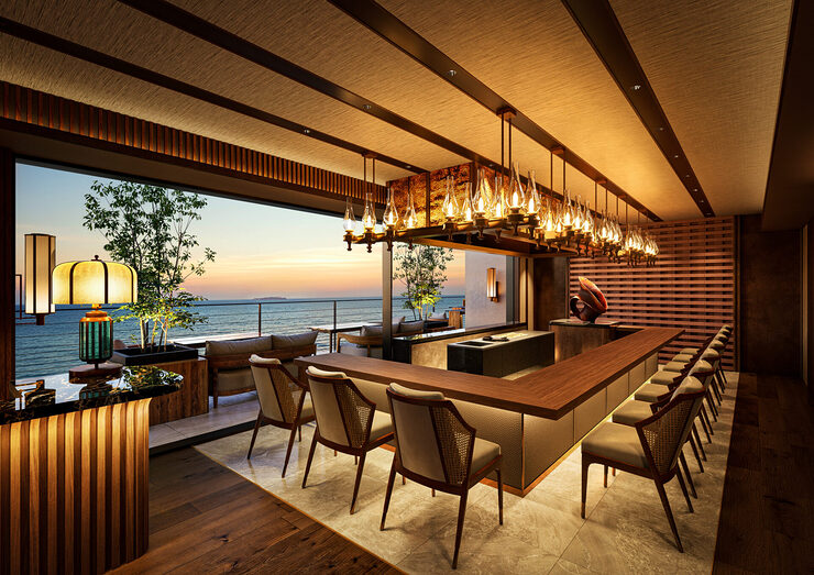 館内の専用レストラン