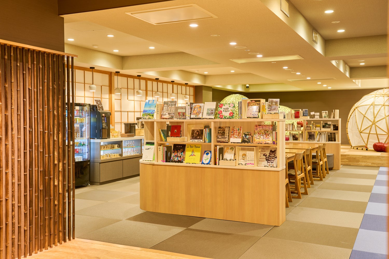 新設したオールインクルーシブラウンジ「一福」