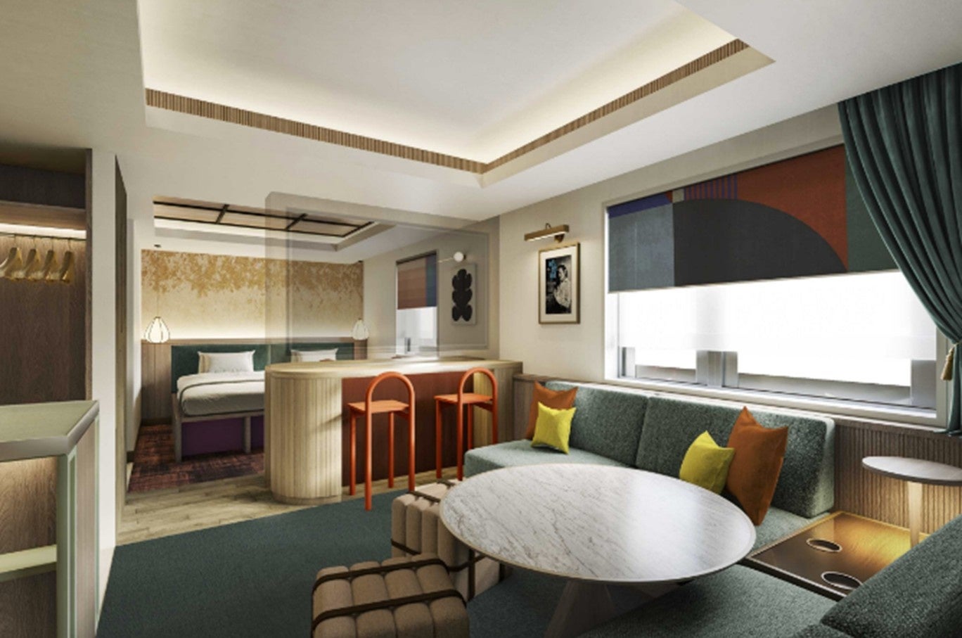 東急ステイ新宿 SANKADO SQUARE コンセプトルーム イメージ図