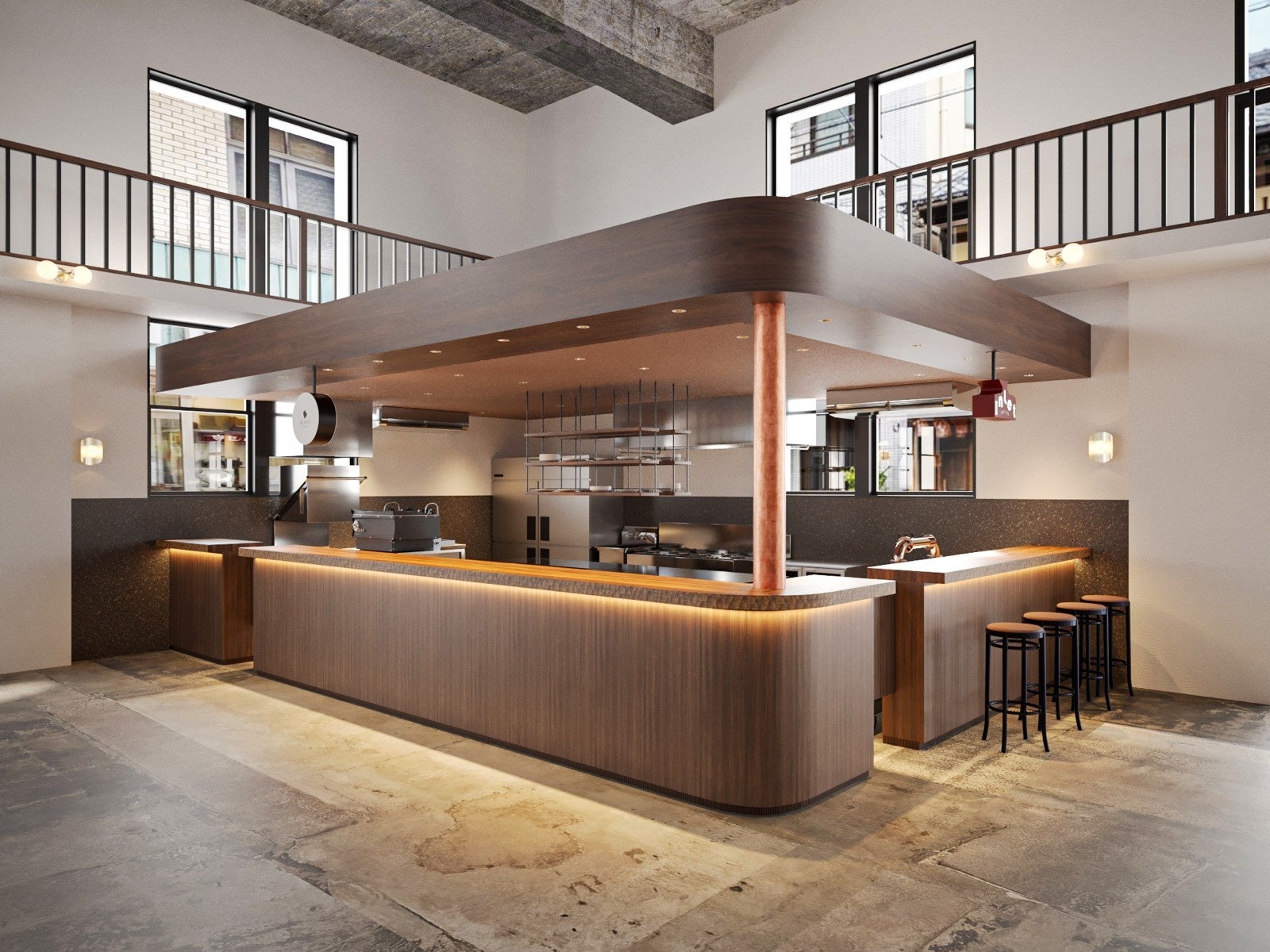 Arbor Onomichi カフェ・パブカウンター