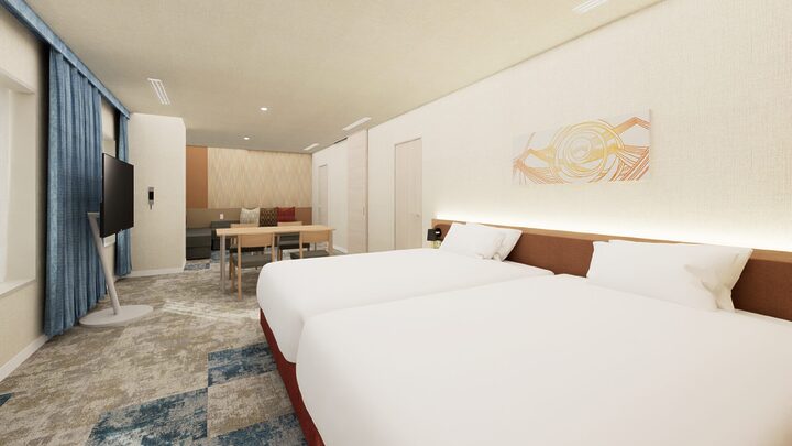 三井ガーデンホテル広島 ジュニアスイートツイン リニューアルイメージ