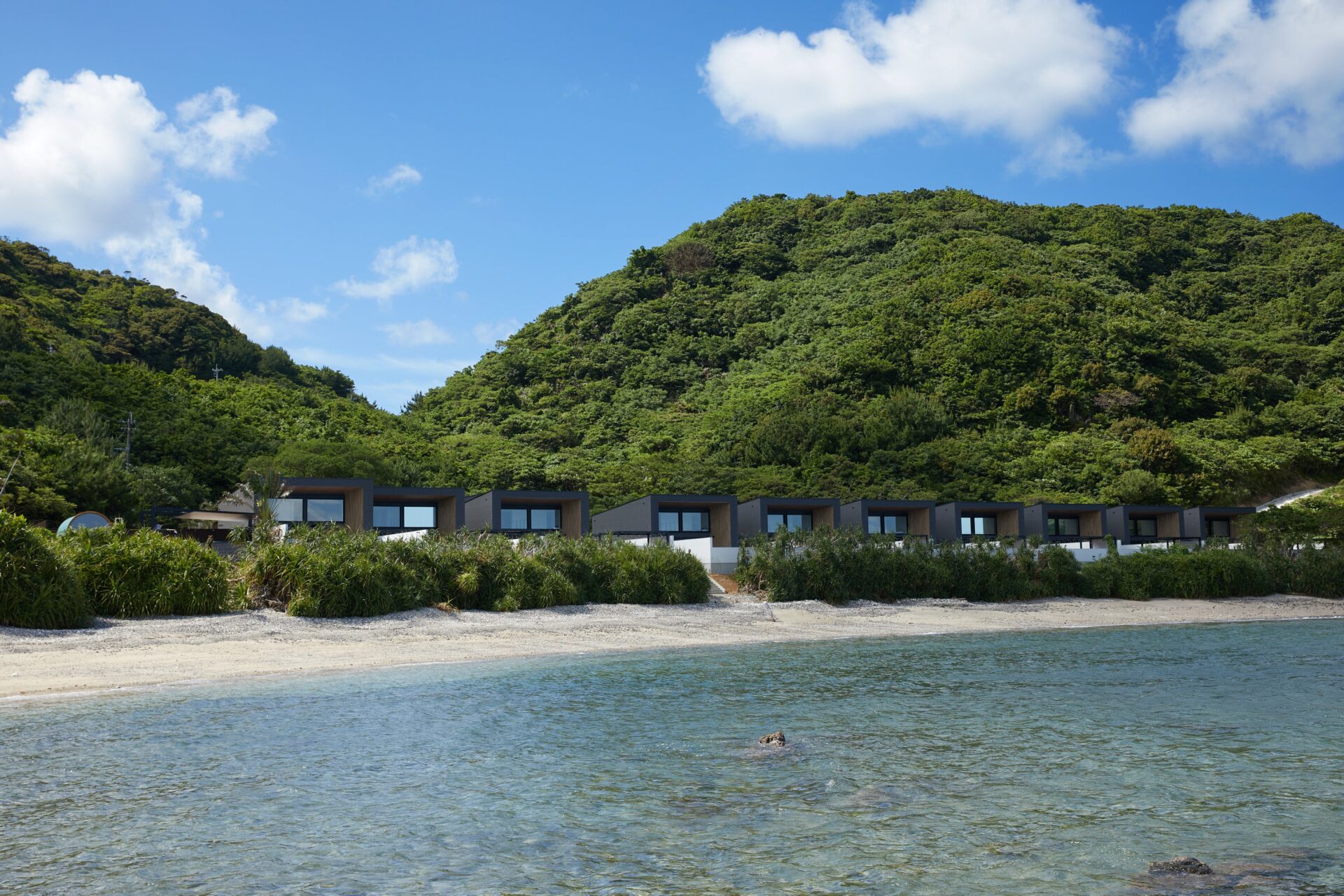 Mare Blu Amami ヴィラの目の前に広がる世界自然遺産の海