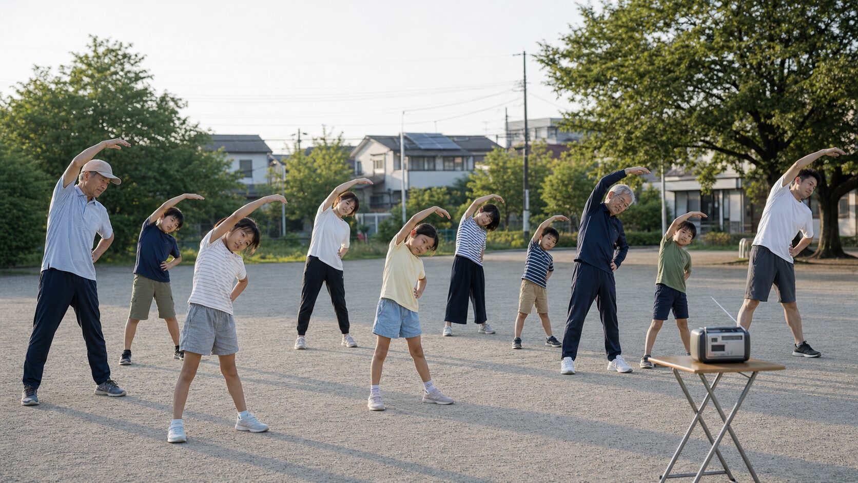 The Japanese Morning Exercise Routine: History, Benefits and Summer Tradition